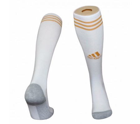 Adidas Soccer Socks-White&Gold